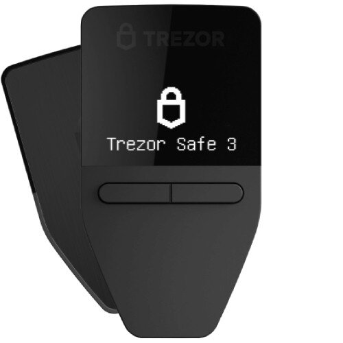 TREZOR Safe 3 The Next Generation of Hardware Wallet - Cosmic Black