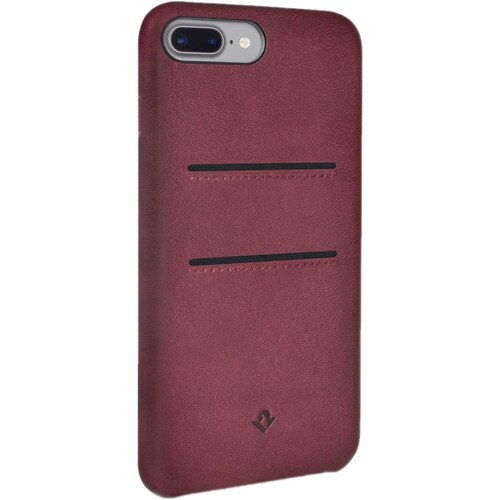 Twelve South RelaxedLeather for iPhone - iPhone 8 Plus / 7 Plus With Pockets - Marsala