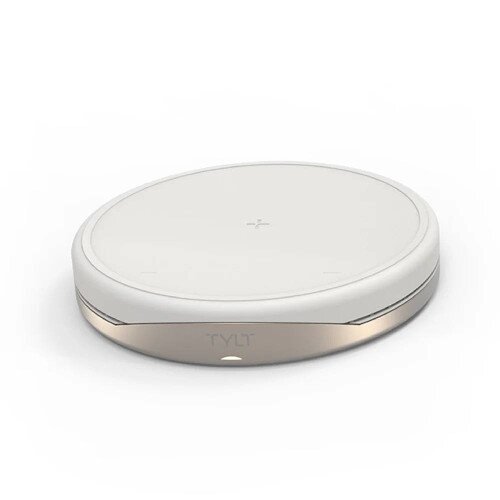 TYLT Crest Wireless Charger w/ Built-In Stand - White