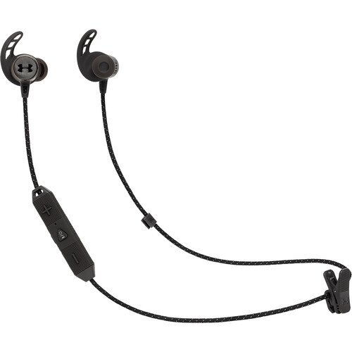 UA Sport Wireless React Headphones - Charcoal / Black