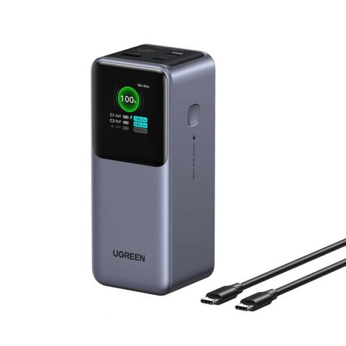 Ugreen Nexode Power Bank 20000mAh 130W with Smart Digital Display