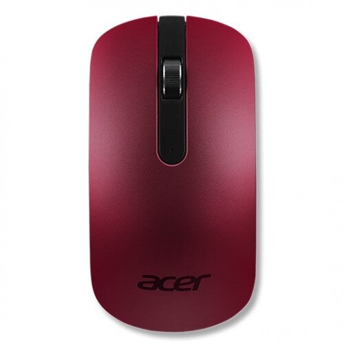 Acer Ultra Slim Optical Mouse AMR820 - Lava Red