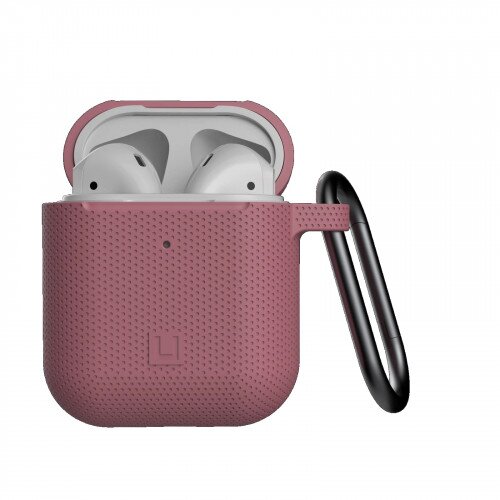 Urban Armor Gear DOT Silicone Case for Apple Airpods Gen 1 and 2 - Dusty Rose