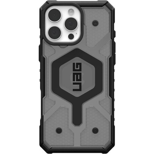 Urban Armor Gear Pathfinder Clear Case with Magsafe for iPhone 16 Pro Max - Ash
