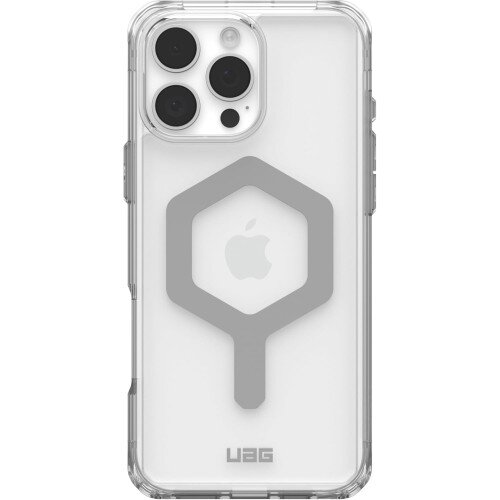 Urban Armor Gear Plyo Case with Magsafe for iPhone 16 Pro Max - Ice/Silver