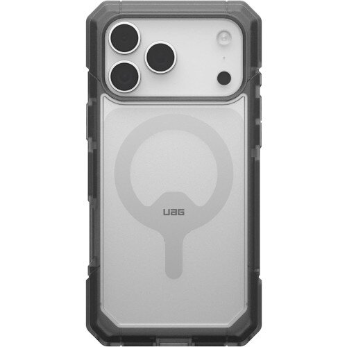 Urban Armor Gear Trooper Case with MagSafe for iPhone 17 Pro Max - Clear/Ash