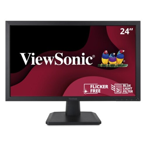 ViewSonic VA2452Sm - 24" 1080p LED Monitor DisplayPort, DVI and VGA Inputs