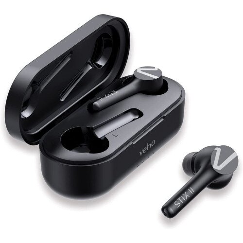 Veho Muvi STIX II True Wireless Earphones - Black
