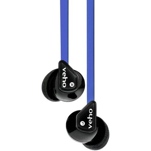 Veho Muvi Z1 Stereo In-Ear Headphones - Blue