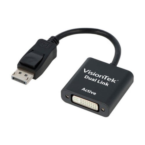 VisionTek DisplayPort to Dual Link DVI-D Active Adapter (M/F)