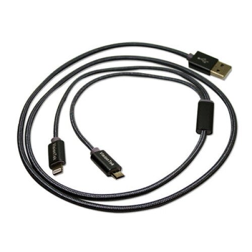 VisionTek Micro USB and Lightning to USB Cable
