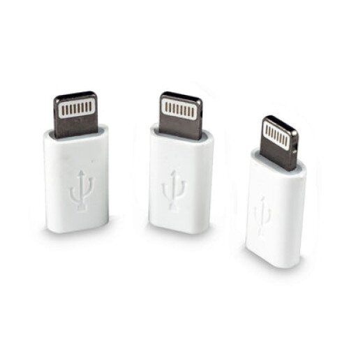 VisionTek Micro USB to Lightning Adapter 3 (Pack)