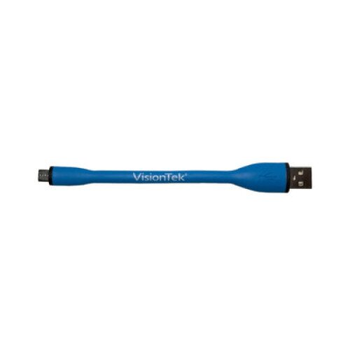 VisionTek Micro USB to USB Flex Cable - Blue