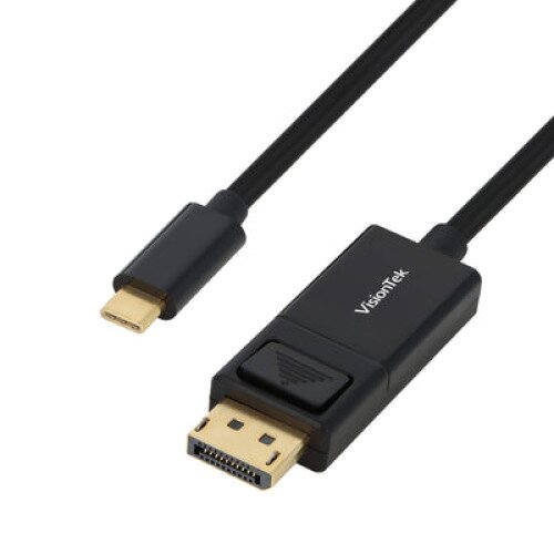 VisionTek USB-C to DisplayPort 1.4 Bi-Directional 2M Active Cable (M/M)