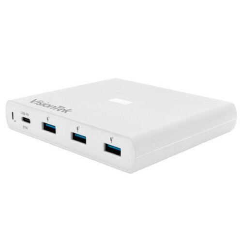 VisionTek USB C 90W Charger with USB 3.0 QC