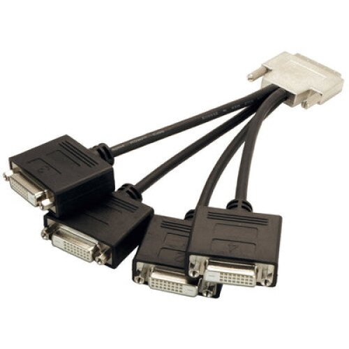 VisionTek VHDCI to 4x DVI-D Cable (M/F)