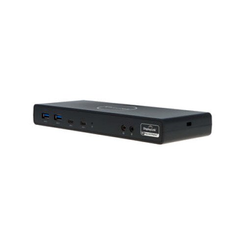 VisionTek VT4510 Dual Display 4K USB 3.0 / USB-C Docking Station with 100W Power Delivery