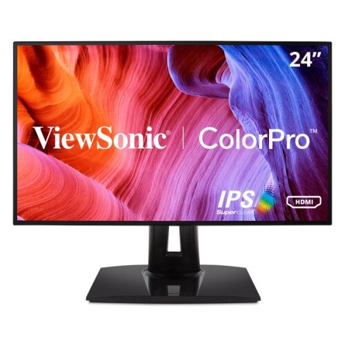 ViewSonic VP2458 - 24" ColorPro 1080p IPS Monitor with sRGB and Ergonomics