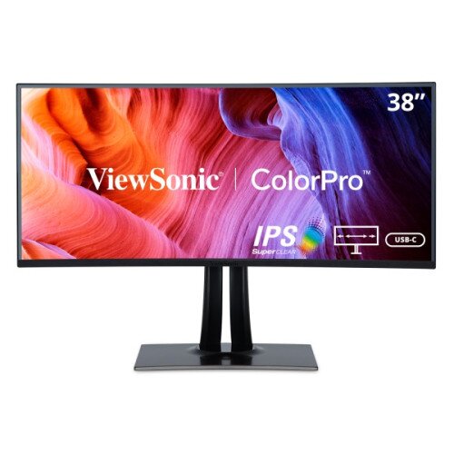 ViewSonic VP3881a - 38" ColorPro 21:9 Curved WQHD+ IPS Monitor