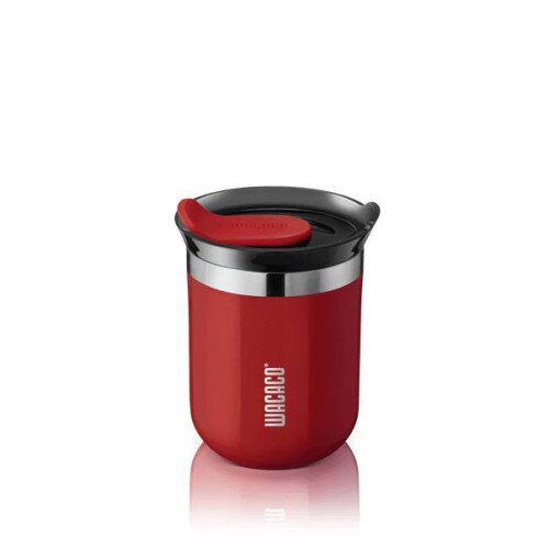 Wacaco Octaroma Vacuum Insulated Mug - Classico - 6 fl oz - 180 ml - Carmine Red