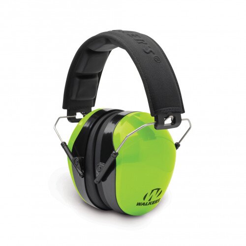 Walkers Game Ear Dual Colored Passive Muff - Hi Vis Green
