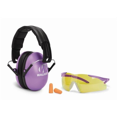 Walkers Game Ear Women Combo Kit With Muff, Sport Glasses & Foam TIps