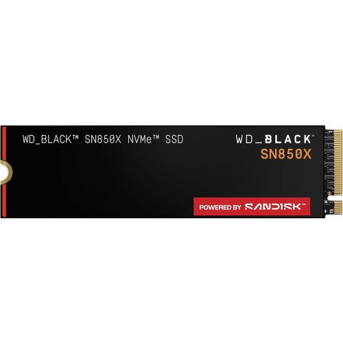 WD Black SN850X NVMe SSD - without Heatsink - 4TB
