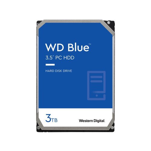 WD Blue PC Desktop Internal Hard Drive - 5400RPM - 64MB - 3TB