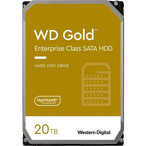 WD Gold Enterprise Class SATA Hard Drive - 512MB - 20TB