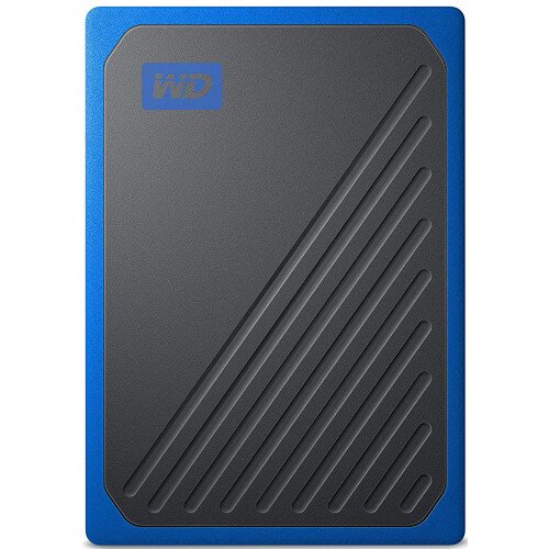 WD My Passport Go External Solid State Drive - Blue - 1TB