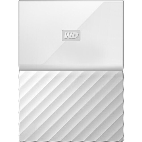 WD My Passport Portable External Hard Drive - White - 4TB