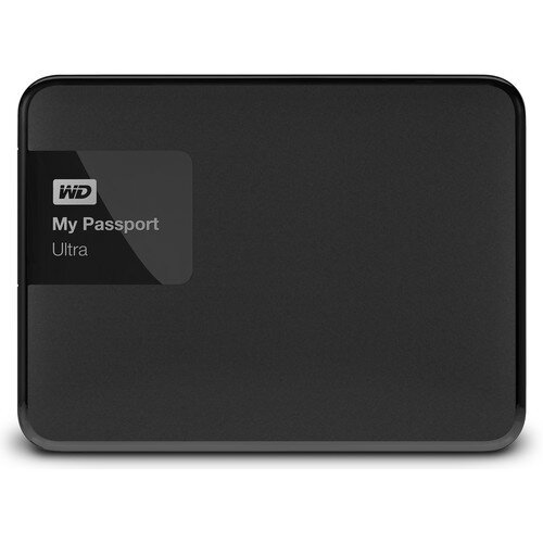 WD My Passport Ultra Metal Edition Portable External Hard Drive - Obsidian Black - 3TB