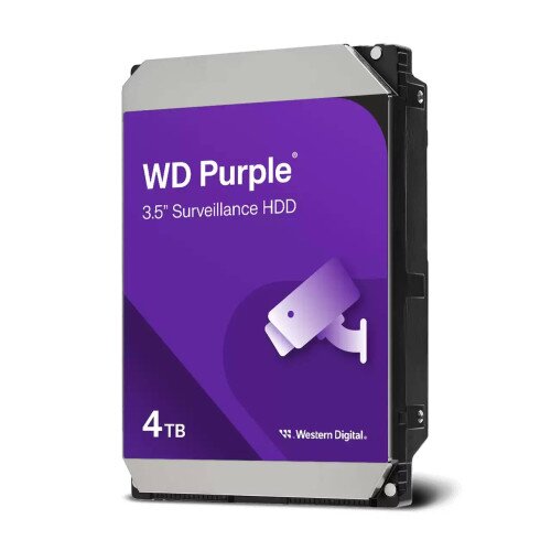WD Purple 3.5" Surveillance Internal Hard Drive - 4TB - 256MB