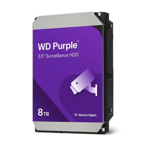 WD Purple 3.5" Surveillance Internal Hard Drive - 8TB - 256MB