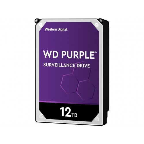 WD Purple Surveillance Internal Hard Drive - 12TB - 7200RPM - 256MB