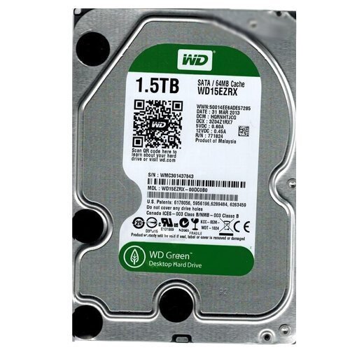 WD Green Desktop Internal Hard Drive - 1.5TB
