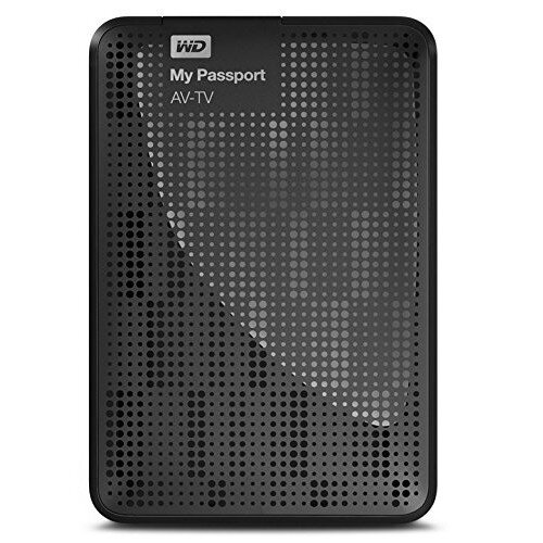 WD My Passport AV-TV Portable External Hard Drive