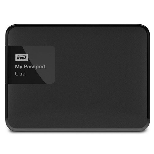 WD My Passport Ultra Portable External Hard Drive - Classic Black - 1TB