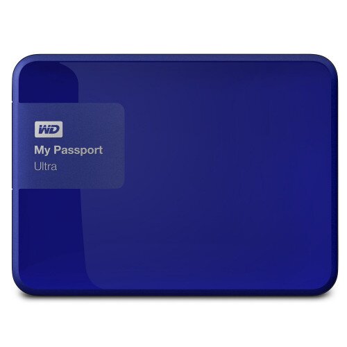 WD My Passport Ultra Portable External Hard Drive - Noble Blue - 3TB