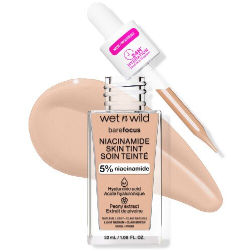 wet n wild Bare Focus Niacinamide Skin Tint - Natural Light