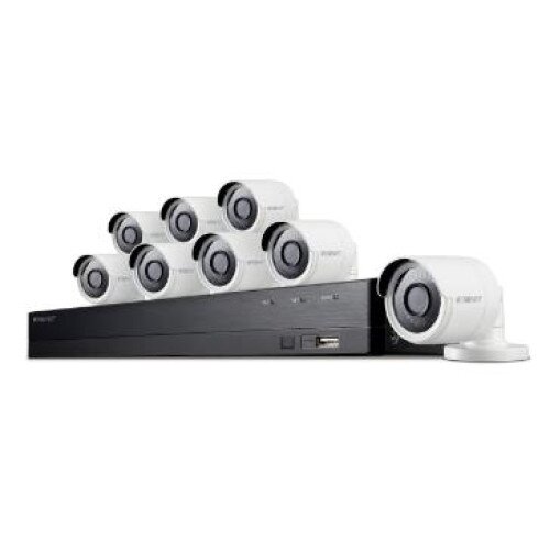 Wisenet 8ch x 8cam 4MP DVR KIT