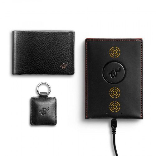 Woolet Classic 2.0 with matching Charging Pad and Woolet Tracker