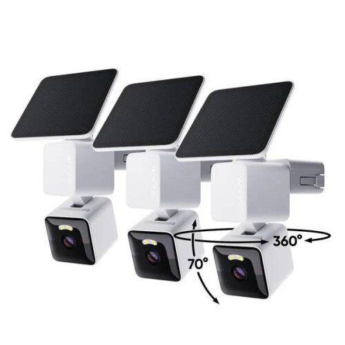 Wyze Labs Solar Cam Pan 2K HD Outdoor Security Wireless Camera - 3-Pack