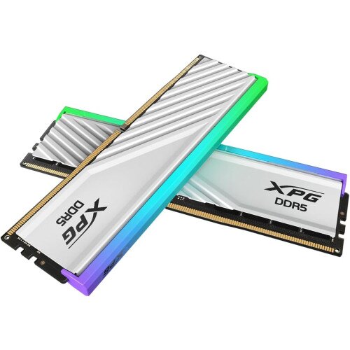 XPG Lancer Blade RGB DDR5 Memory - 64GB (2x32GB) - 6400MT/s - 32 - White