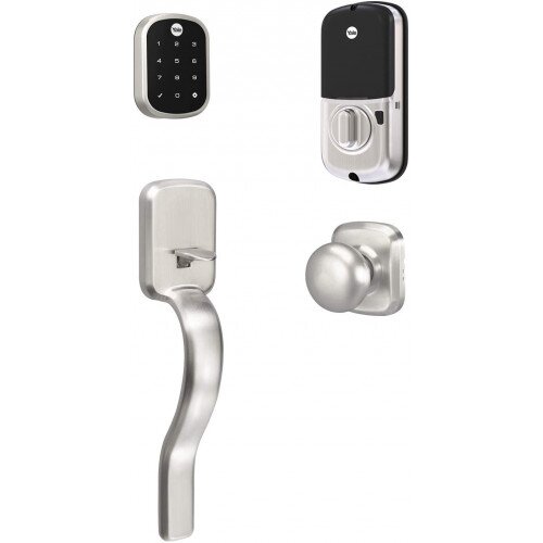 Yale Assure Lock SL with Ridgefield Handleset - Z-Wave Plus - Satin Nickel