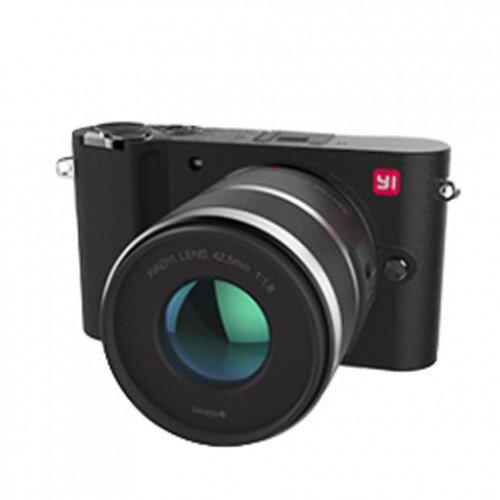 YI M1 Mirrorless Digital Camera - 12-40mm F3.5-5.6 Lens and 42.5mm F1.8 Lens - Storm Black