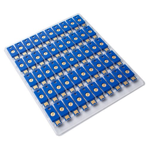 Yubico U2F and FIDO2 Security Key - 50 Pack