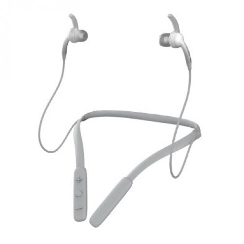 ZAGG Flex Force 2 Wireless Neckband Earbuds - White/Gray