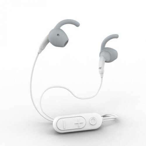 ZAGG Sound Hub Tone Bluetooth Earbuds + Wireless Controls - White/Gray