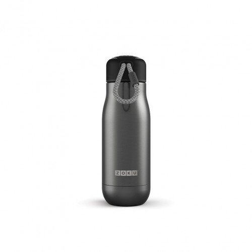 Zoku 12OZ Stainless Steel Bottle - Gunmetal